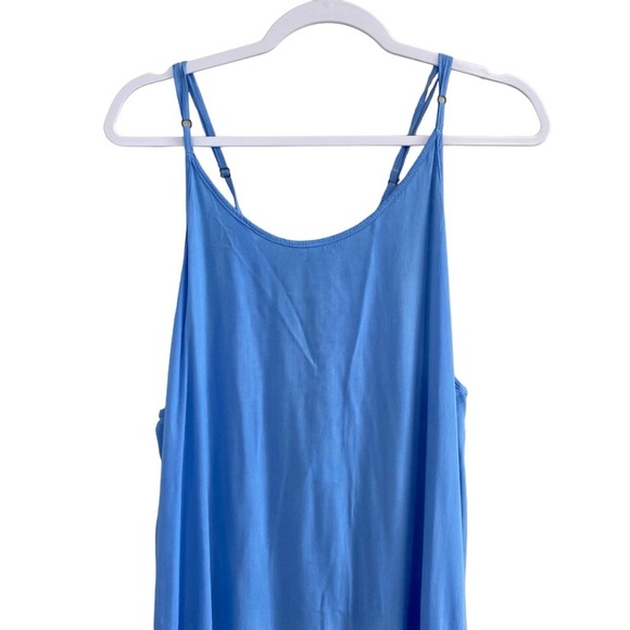 mele beach - blue ombre maxi dress - M (OS) - Picture 5 of 13